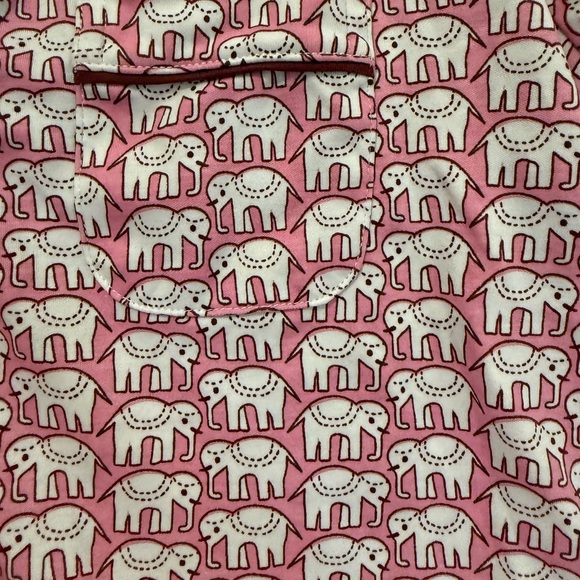 Roller Rabbit Pink Elephant Pajama Set - Picture 4 of 4